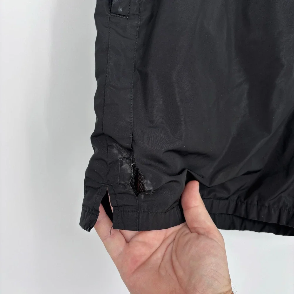 Kith Gym Shorts Mens M Black Embroidered Logo Mesh Lined Streetwear *FLAWS
